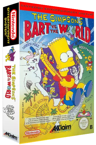 jeu Simpsons, The - Bart vs. the World